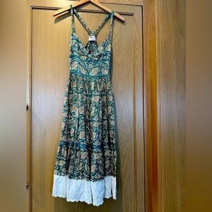 Free People CottageCore Summer Sun Dress / Floral / Cotton / 4